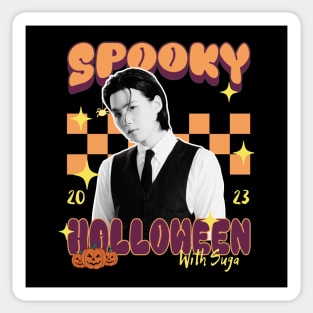 Spooky Halloween With Suga BTS Sticker